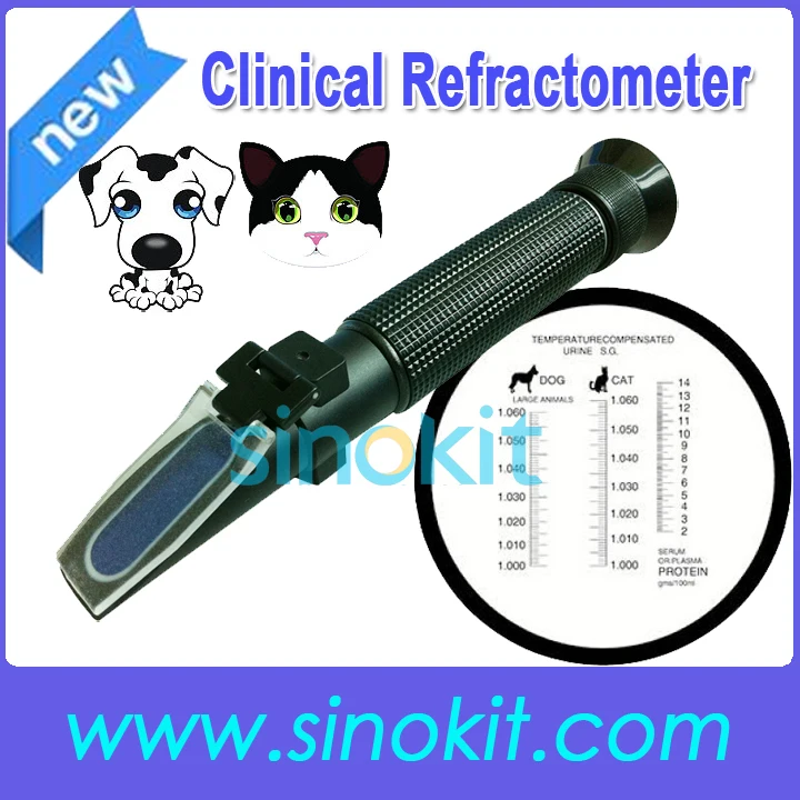 

Cheap Veterinary and Human Dog Cat Clinical Plastic Refractometer - P- RHC-300ATC