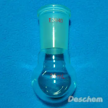 

25ml,24/40,Single-Neck,Round Bottom Glass Flask,1 Neck,Lab Boiling Vessel