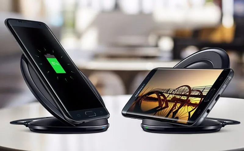 Быстрое беспроводное зарядное устройство Qi зарядный коврик для samsung Galaxy S7 edge S8+ S9 Note8 для iphone 8 Plus X подставка EP-NG930