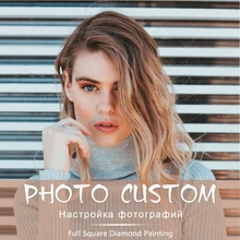 SaShiKo портрет фото на заказ Алмазная картина Полная площадь изображение горного хрусталя DIY Алмазная мозаика Алмазная вышивка распродажа