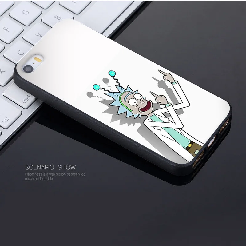 MaiYaCa Rick & Morty lovely Phone Accessories Case for Apple iPhone 8 7 6 6S Plus X 5 5S SE 5C Cellphones