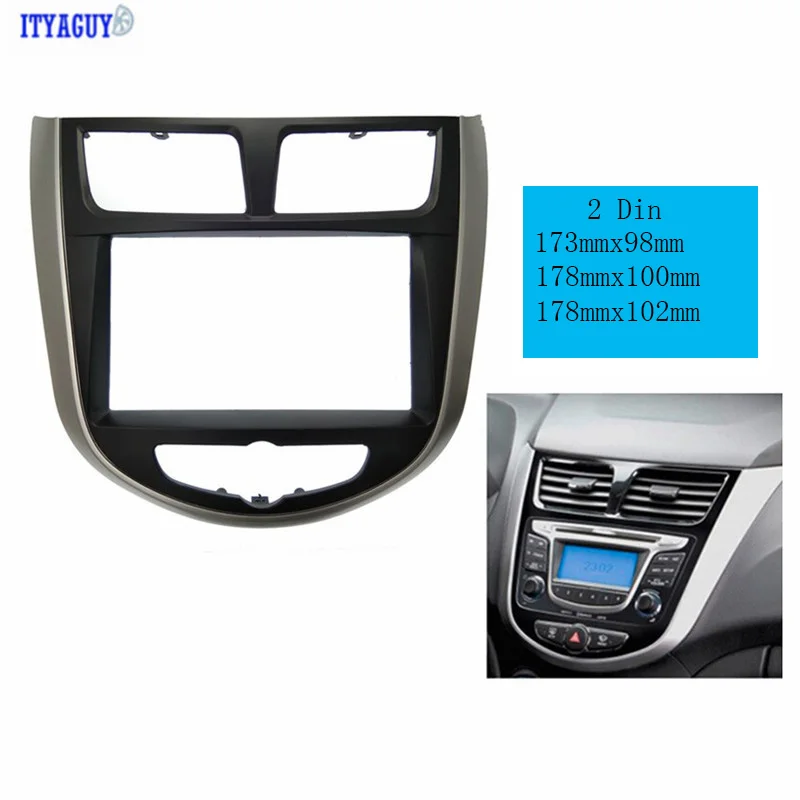 2 Din font b Car b font Refitting font b Radio b font Fascia Fit for