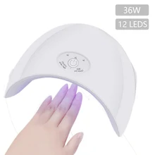 36 Вт/72 Вт УФ светодиодный светильник для ногтей Сушилка для ногтей для всех гелей Лаковая кнопка для маникюра идеальное решение для большого пальца Зарядка для ногтей Сушилка для ногтей USB