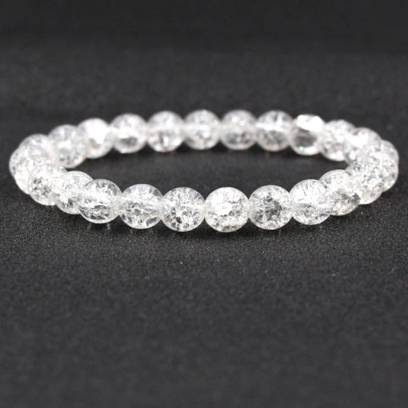 

Foreign trade jewelry bracelet White explosion flower crystal bracelet Bead bracelet DIY handmade jewelry New shelves