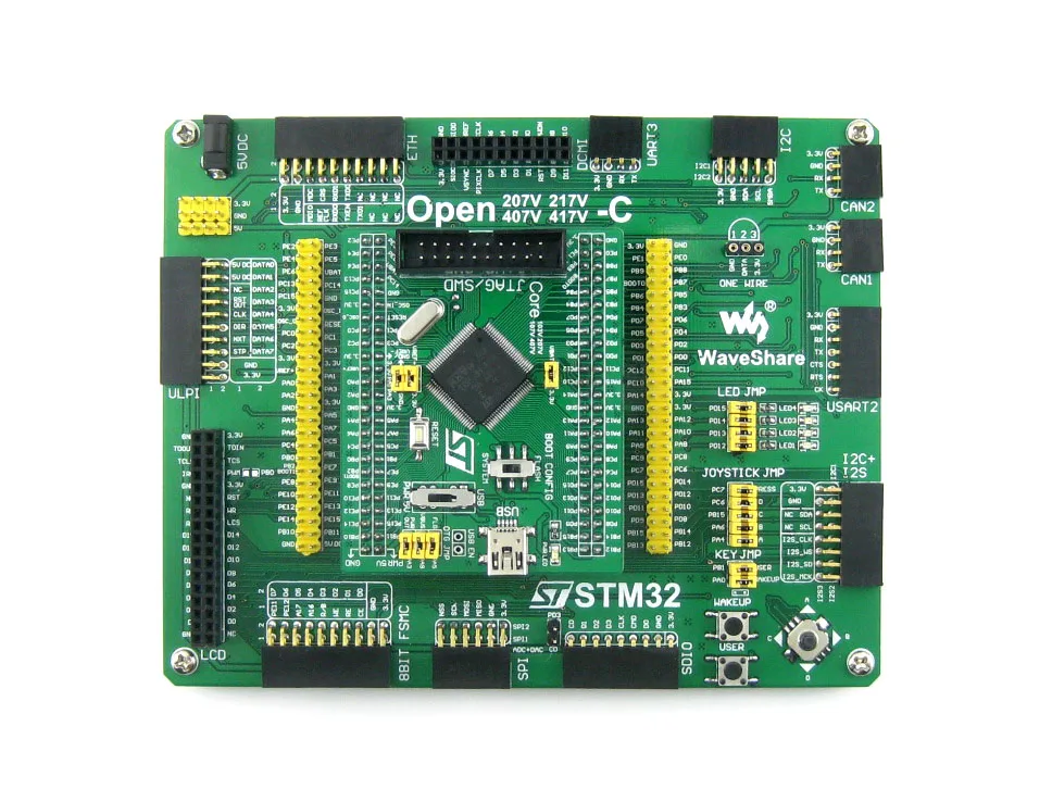 Комплект аксессуаров для сборки упаковка B # STM32 ARM STM32F407VET6 STM32F407 + 14 шт.|development board