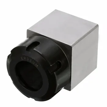 

1pc ER-32 Square Collet Chuck Block Holder 3900-5124 Hard Steel 45x65mm For CNC Lathe Engraving Machine