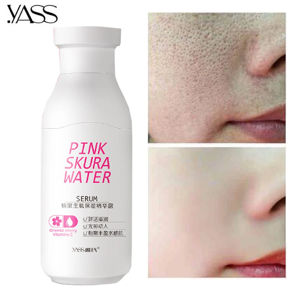 

YASS Cherry Blossom Serum Natural & Organic Reduces Wrinkles & Lightens Dark Spots Dark Circle, Fine Line & Sun Damage Corrector