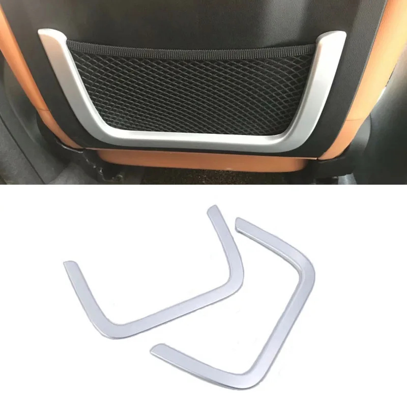 

Car Styling Matte Seat Back Net Frame Decoration Cover Sticker Trim Carbon Fiber ABS Interior Accessories For BMW X3 G01 2018