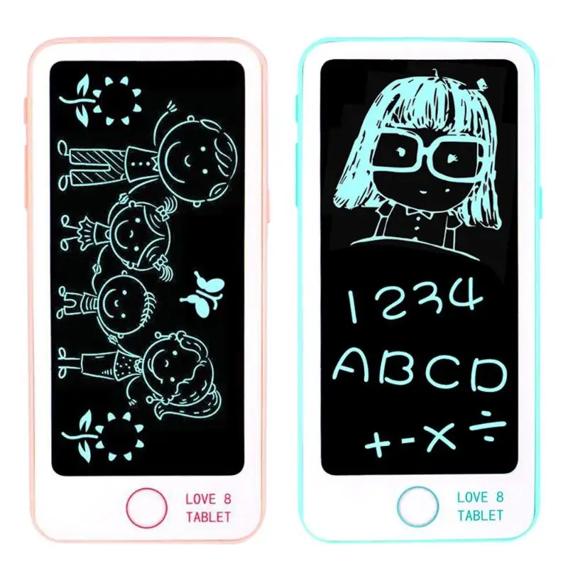 

Kids Drawing Toy 6 inch Cartoon LCD Writing Painting Graffiti Board Ultra-thin E-writer Handwriting Pad Early Art Education Toys