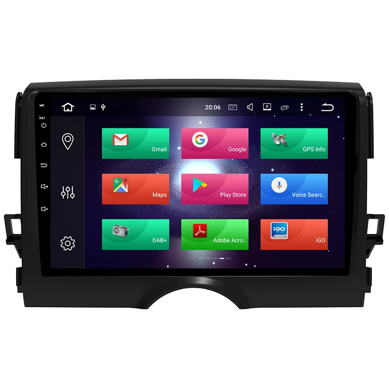 Top Aoluoya IPS RAM 4GB+32G Octa-Core Android 8.0 CAR DVD GPS Navigation Player For Toyota Reiz Mark X 2011 2012 2013 2014 2015-2017 3