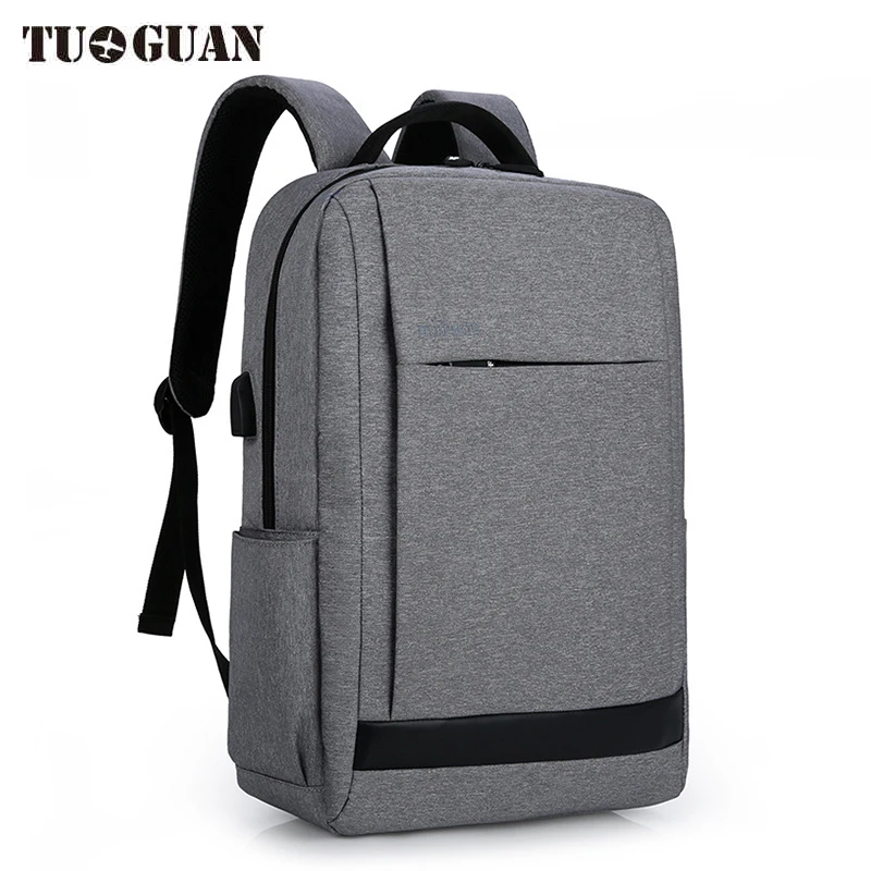 

TUGUAN Men Waterproof Backpack Anti Theft USB Charging Laptop Backpacks Student Schoolbag Computer Bag for Male Casual Teenager