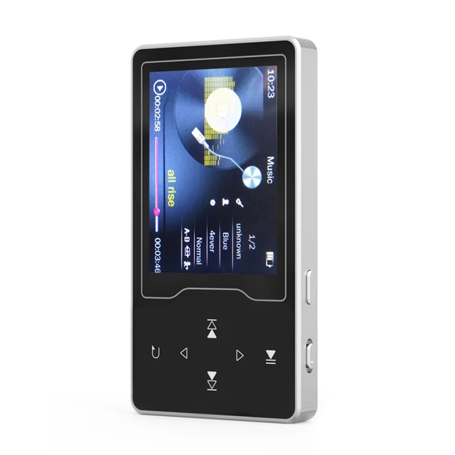 RUIZU D08 MP3 MP4 Digital Music Player 8GB 2.4Inch Screen Lossless Audio&Video Player FM Radio Recording E-book Reading TF Card