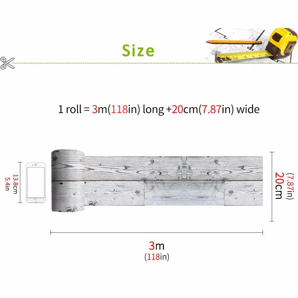 20*300 см деревянные цветные самоклеющиеся наклейки на пол 3D Визуальный Настенный декор наклейки для спальни кабинет кафе DIY водонепроницаемые обои - Цвет: EWF009