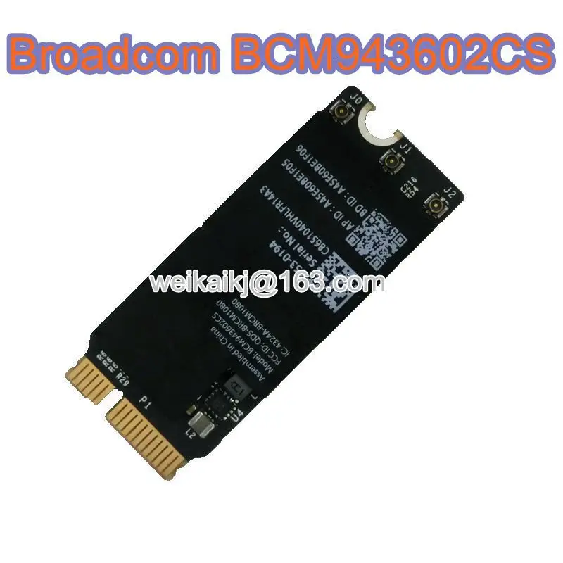 

Broadcom BCM943602CS 802.11ac Bluetooth 4.0 Card for Pro Retina A1425 A1502 A1398 653-0194