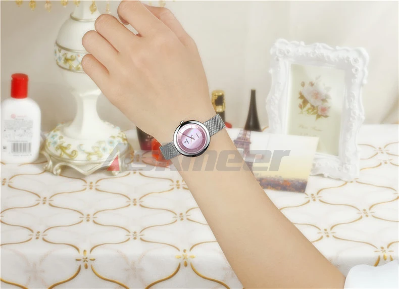 Fashion Women Rose Gold Watch Top Brand WWOOR Luxury Casual Dress Female Quartz Watches Ultra-thin Waterproof Clock  (15)