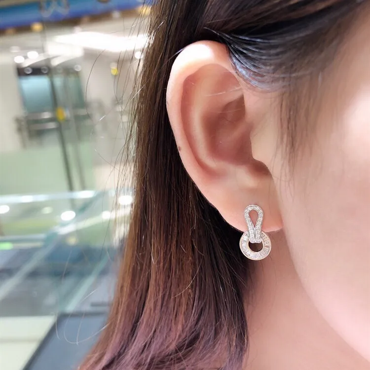 Серьги подвески женские из серебра 925 пробы в форме буквы т|Серьги-подвески| |