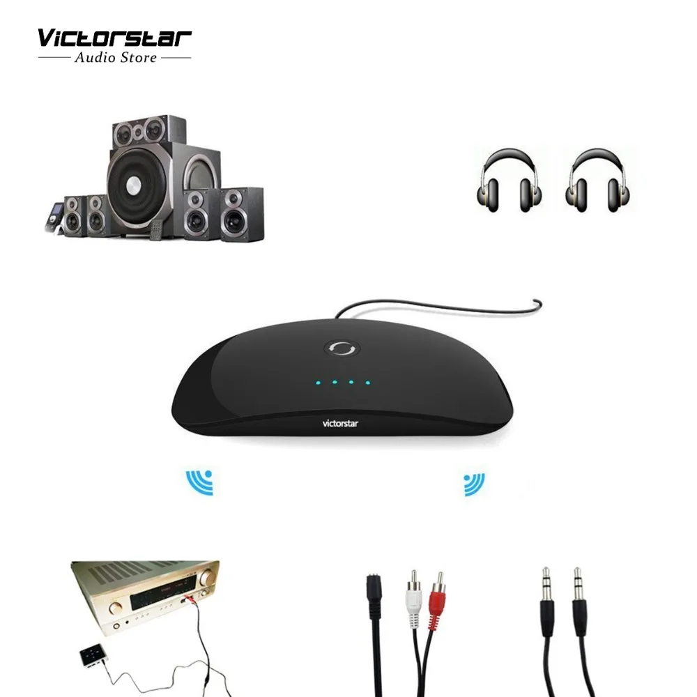 Audio Wireless Adapter, Bluetooth 4.1 Transmitter and Receiver for