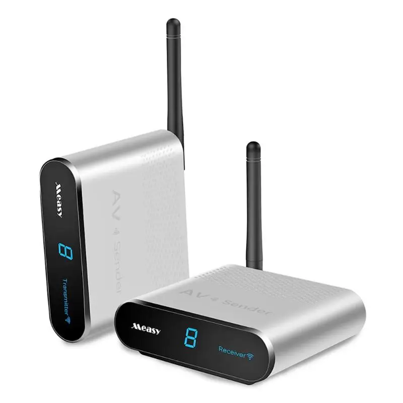 

RCA220 2.4GHz Wireless Audio Video Transmitter Receiver A/V Sender Transmission 200m Distance 4 Channels for DVD TV Camera