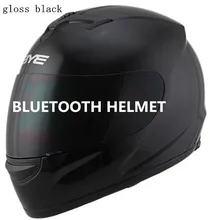 Dot Aprovado Motocicleta Completa Rosto Capacete Com BT Interfone Sem Fio Bluetooth Embutido