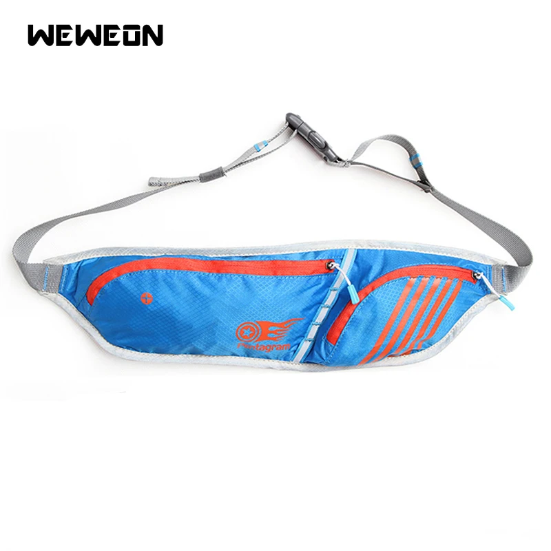 

Light Unisex Running Waist Belt Bag for Phone Waist Pack with Cooling Soft Back Nylon Waist Bag Multi Pockets Running Pack