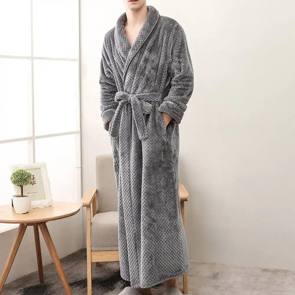 long bathrobe mens