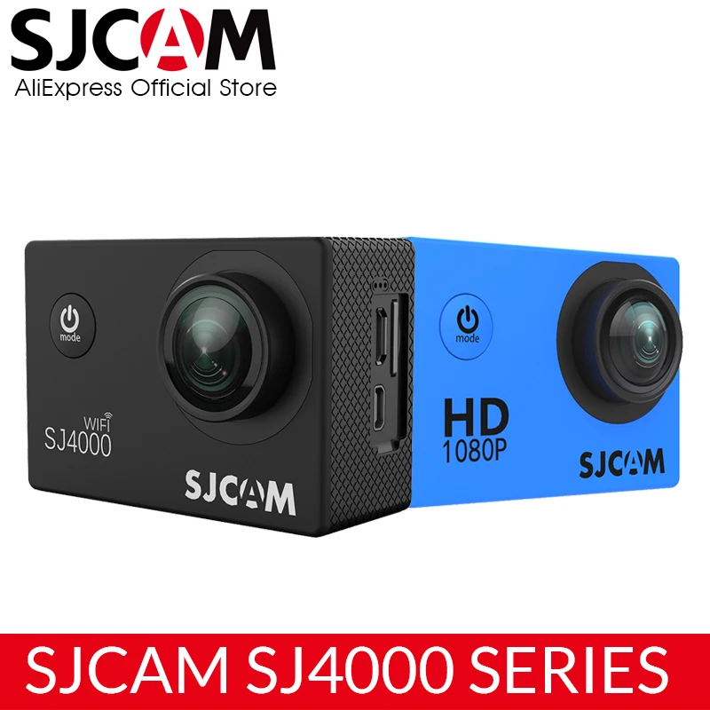 Оригинальная Экшн камера SJCAM серии SJ4000 1080P HD 2 0 &quotSJ4000/SJ4000 WIFI Водонепроницаемая