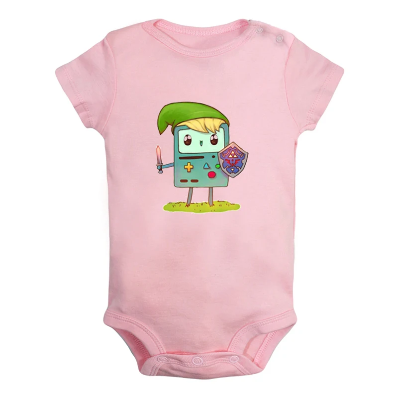 Милый Beemo BMO Adventure Time собака Jake дизайн для новорожденных мальчиков и девочек униформа-комбинезон с принтом для младенцев, боди, одежда хлопковые комплекты - Цвет: JaBaby1273PD