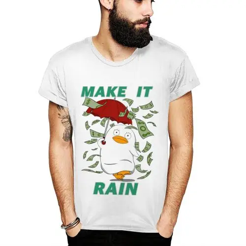 Футболка в стиле рок-н-ролл Gintama Elizabeth Gintama MAKE IT RAIN Мужская мягкая футболка большого размера с 3D-принтом, хлопок, дышащая