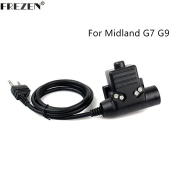 

U94 PTT Cable for Z Tactical Bowman Elite II HD01 HD02 Headset For Midland 2 Pin Two Way Radio G6 G7 GXT550 GXT650 LXT80 75-510