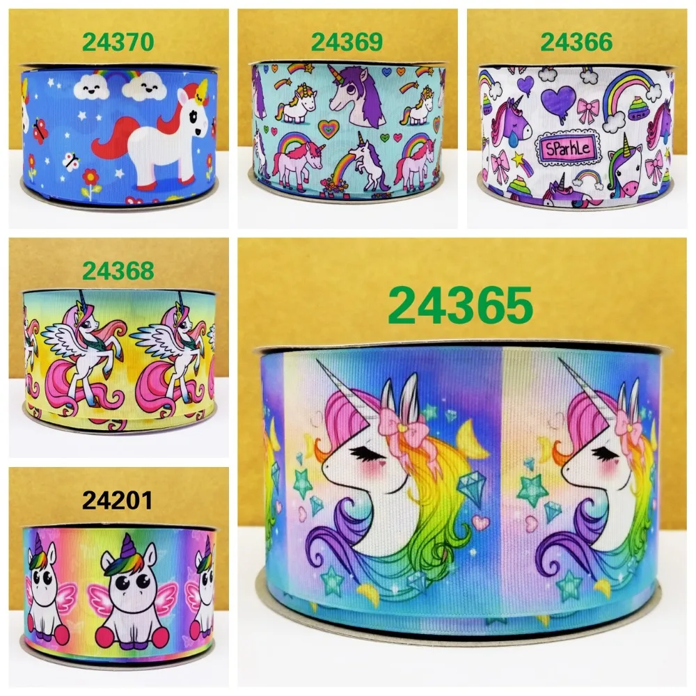

Cartoon printed grosgrain ribbon ,satin ribbon 10 yards . 24201-