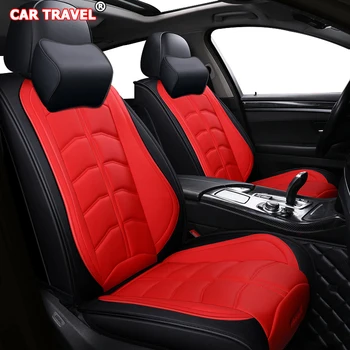 

Front Rear Luxury Leather car seat cover For mitsubishi outlander 3 great wall hover h5 ssangyong korando kia optima car seats
