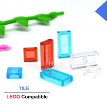 Детские строительные блоки, пластиковые строительные игрушки, Совместимость с лего, части кирпича, плитка, прозрачные Развивающие игрушки для детей, Набор для творчества, 6 лет