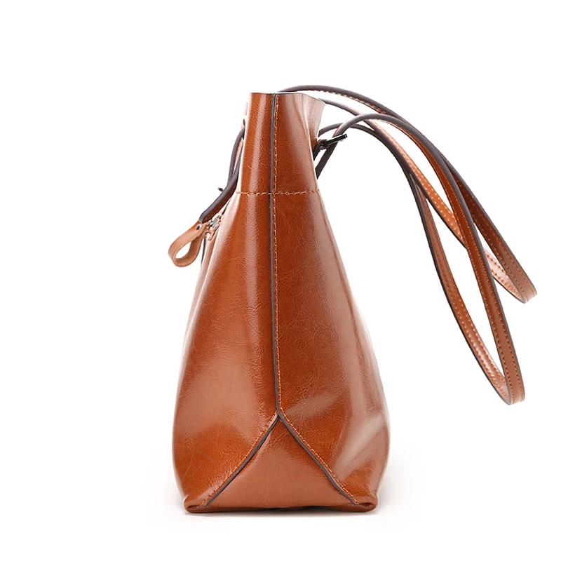 Женская сумка тоут из натуральной кожи с ручками и плечевым ремнём|brand women bag|fashion