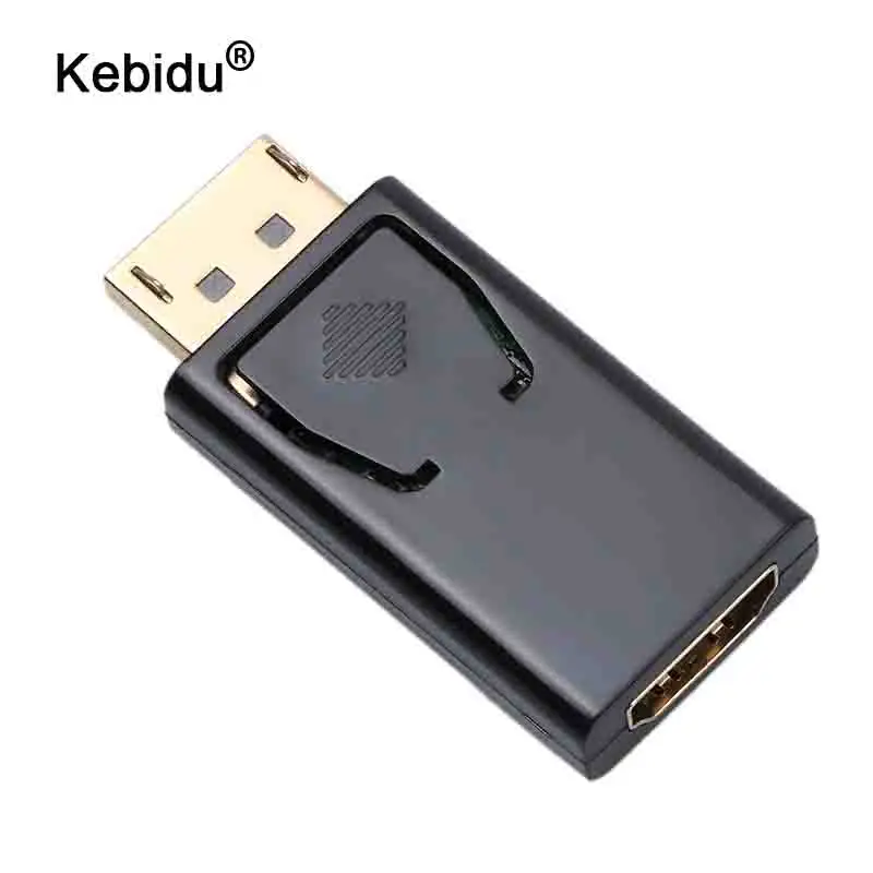 Kebidu переходник для порта дисплея папа DP HDMI мама|hdmi female cable|to hdmidisplay port |
