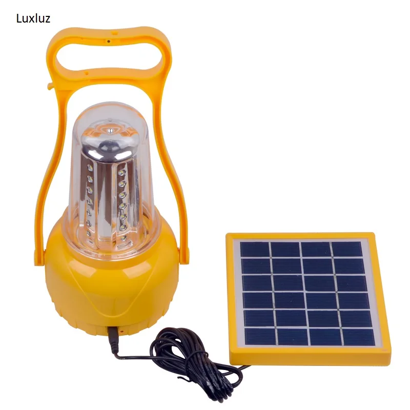 Dimmable 35 LEDs Solar Portable Lanterns Outdoor Camping Lights Solar