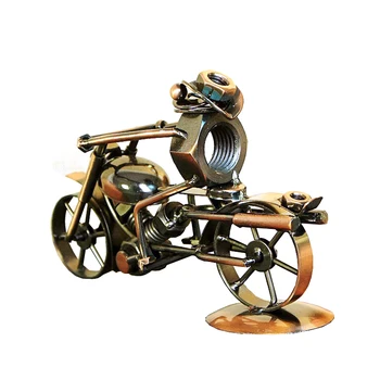 

20*8*11cm Iron Motorcycle Model Bars And Coffee Shops Small Ornaments Fashion Gifts For Boys Home Decoration
