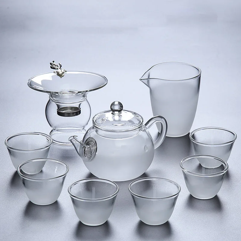 Style A TANGPIN термостойкие стеклянные чайные наборы Чайник gaiwan чайные наборы кунг-фу посуда для напитков - Цвет: Style A