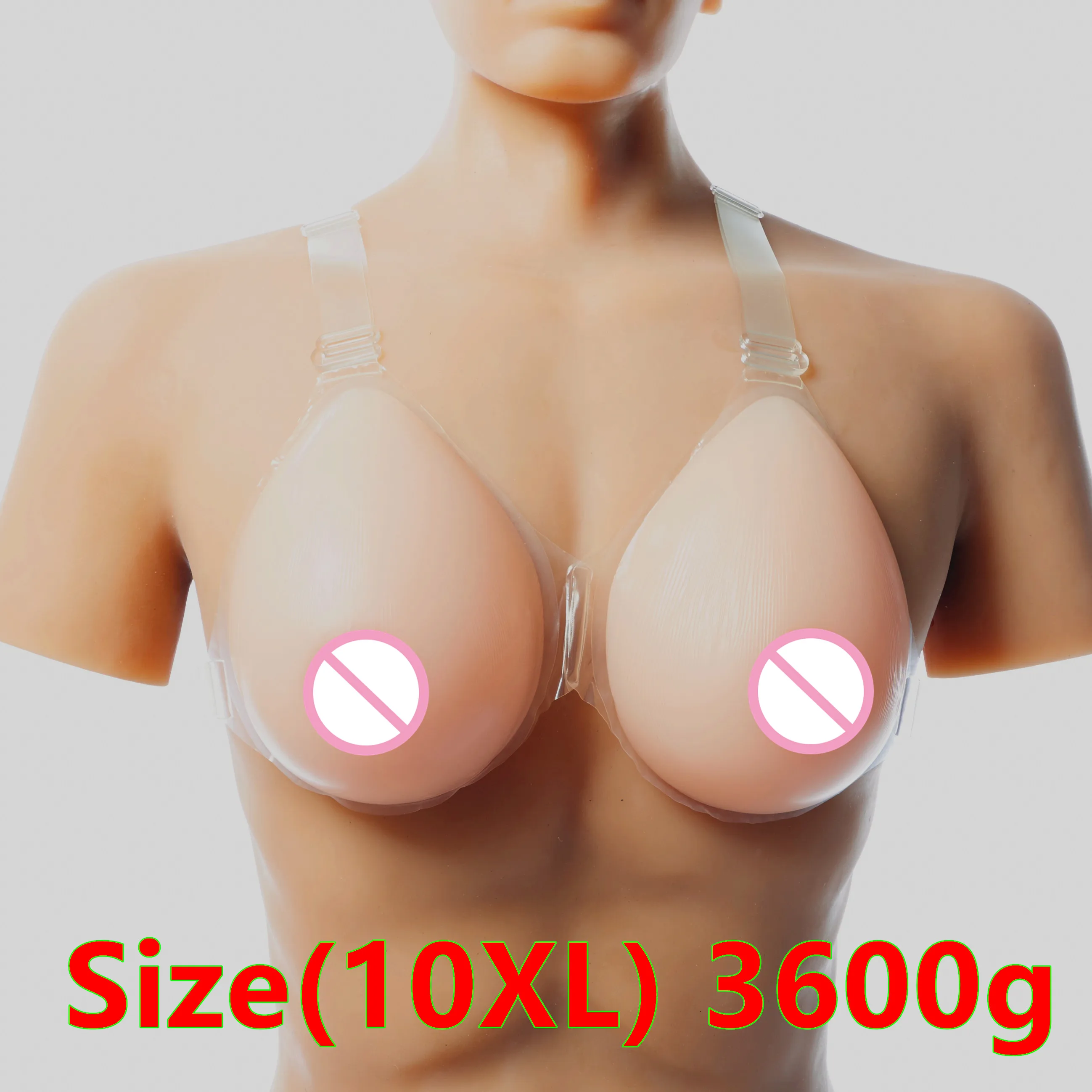 

Crossdresser Boobs Enhancers 3600g/pair Brown Silicone Natural Breast Forms Teardrop Fake Boobs Artificial Breast
