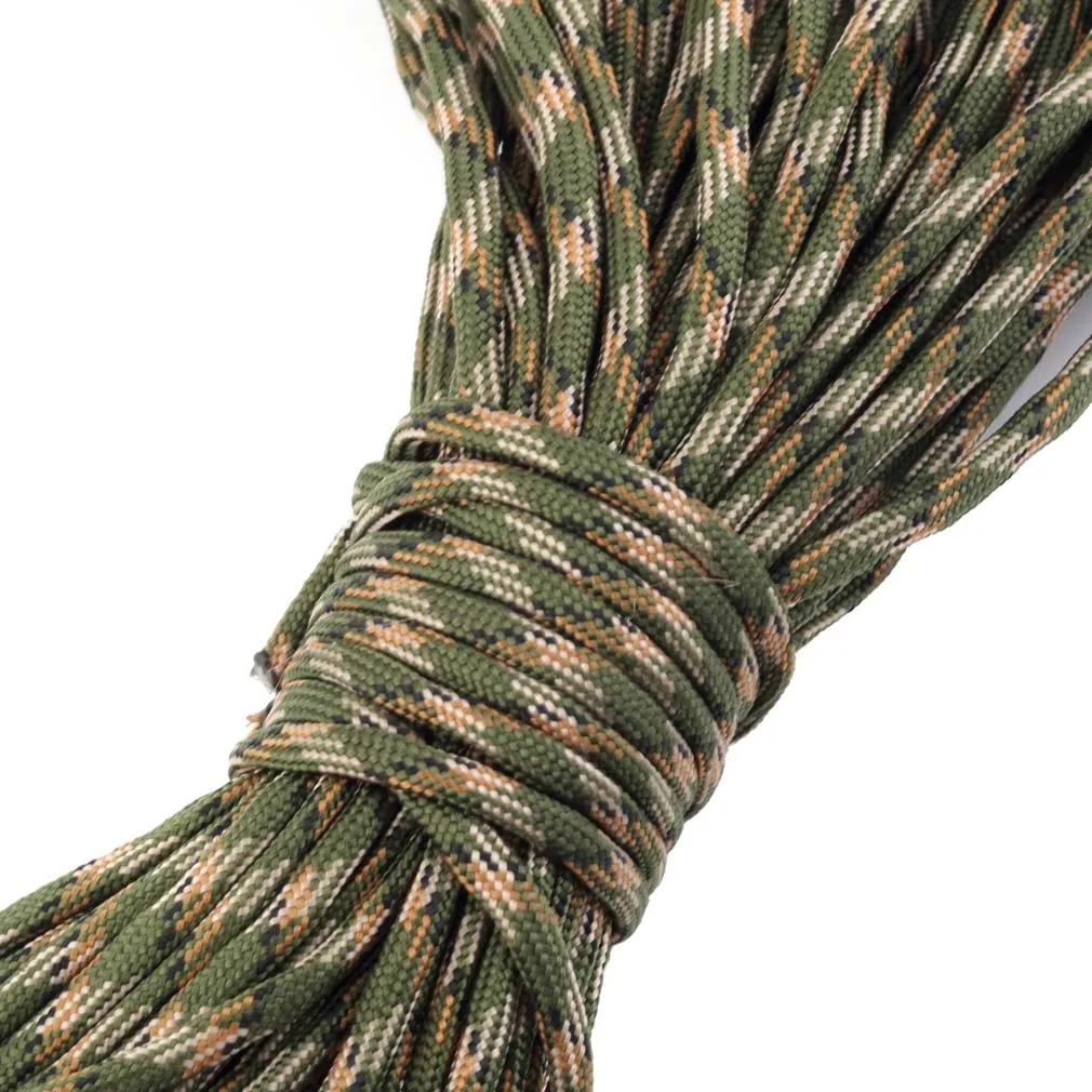 1 قطعة هايت جودة 7 حبلا Core100FT 550 Paracord المظلة الحبل الحبل مل المواصفات النوع