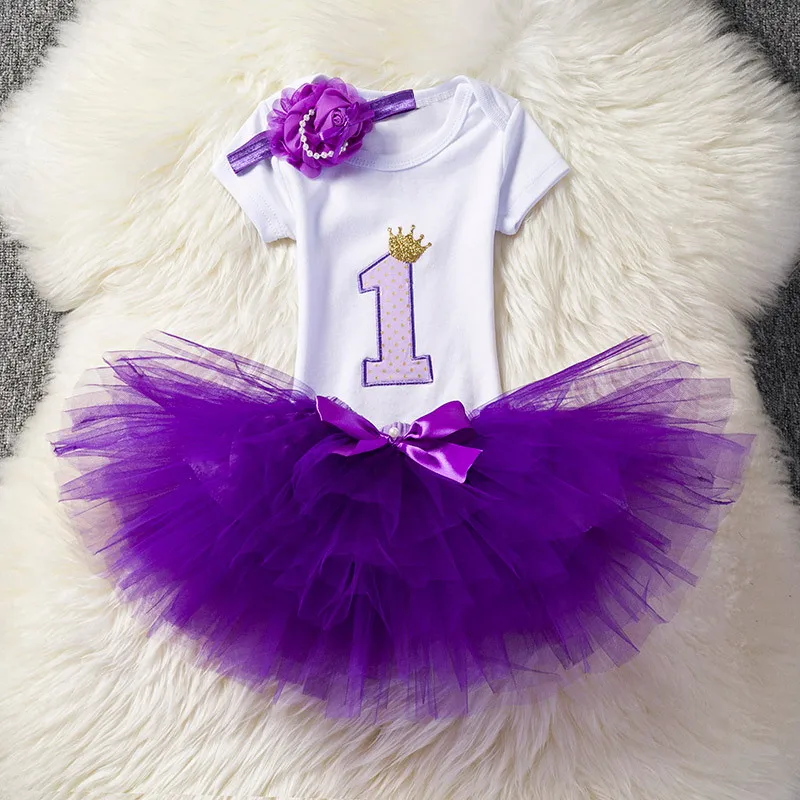 Newborn Christening Suits For Baby Girl Infant Clothing Sets 1 Year
