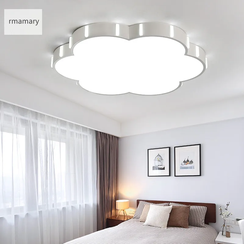Acry Modern lustre Dia42/52cm 110/220V led CEILING LIGHT For Children room Bedroom White Finish Ceiling Lamp light Fixtures | Освещение