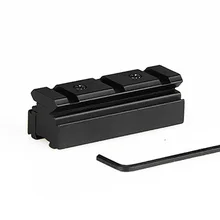 Новая Область Крепления база преобразования 11 мм рельс до 20 мм Вивер база для рейки два 11 мм боковые рейки простой крючок вверх и установить gs22-0213