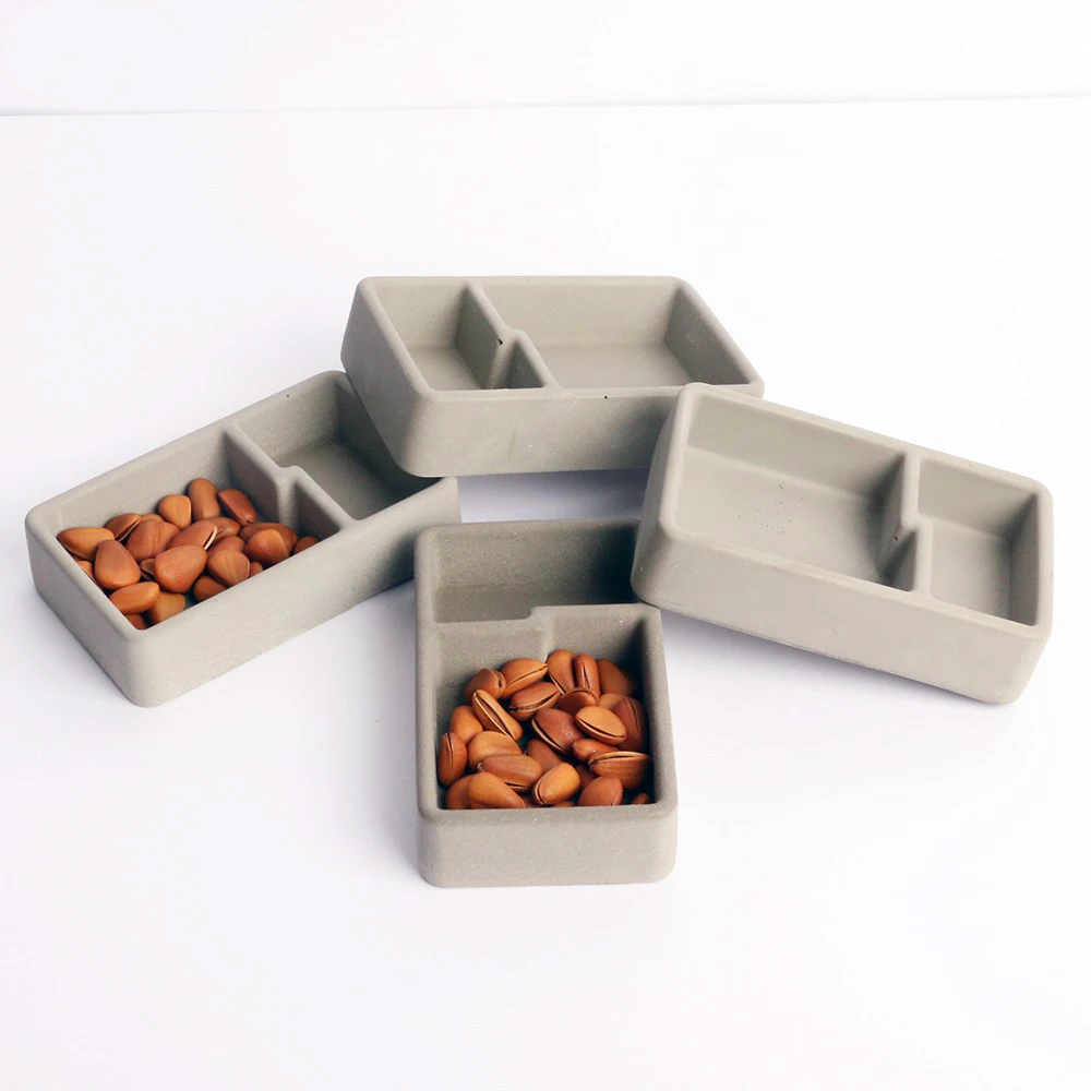 

Cement storage box silica gel mold concrete tray mold jewelry box furnishing mold