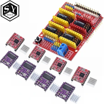 

cnc shield v3 engraving machine / 3D Printer / + 4pcs A4988 driver expansion board for Arduino