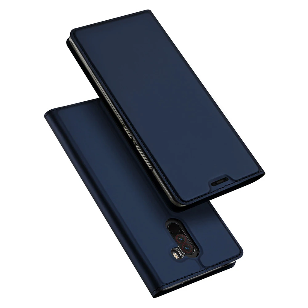 Роскошный чехол для Xiaomi Pocophone F1 из высококачественной искусственной кожи с