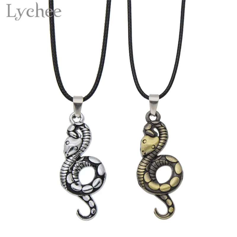 Lychee Trendy Stainless Steel Spot Snake Lovers Necklace Rope Chain
