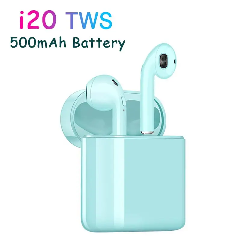 Беспроводные Bluetooth наушники i20 TWS redmi airdots гарнитура flypods стереонаушники для спорта