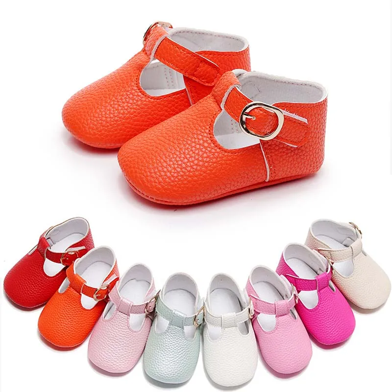 Для детей, детская обувь для девочек милое, которые делают первые шаги; для малышей; для новорожденных мягкая подошва Мэри Джейн милая детская обувь кожаная обувь для детей от 0 до 12 лет, детский