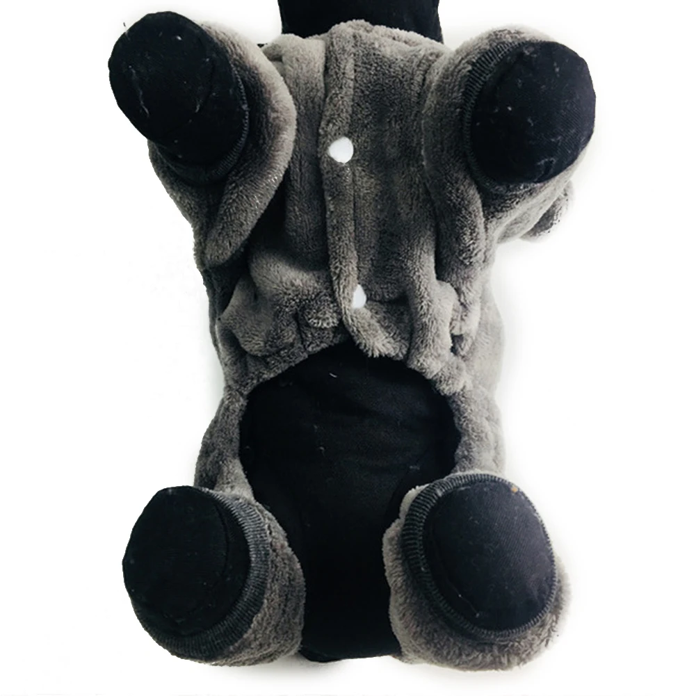 Одежда для собак с героями мультфильмов зимняя одежда теплая мягкая Коралловая флисовая плотная Толстовка коала зимние теплые комбинезоны для собак для маленьких собак