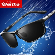 Bertha 2017 New Fashion Driving Polarized Sunglasses for Men Unbreakable-aluminum Frame 3230